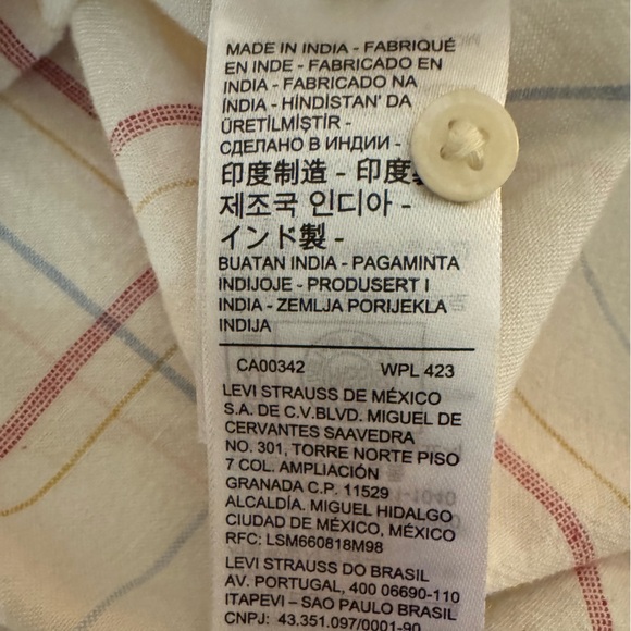 Levi's Multicolor Plaid Shirt - Picture 7 of 11